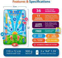 Educational Smart Prayer Mat for Kids