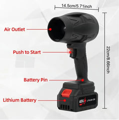 Original Turbo Jet Blower + box + batteries and charger