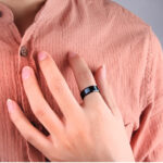 Luxury 8mm Titanium Stainless Steel Classic Matte Durable & Anti-Scratch Ring For Men