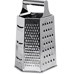Eco-Friendly Multi-Purpose 6-Sided Stainless Steel Grater
