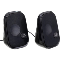 Kisonli KS-09 USB 2.0 Stereo Multimedia Speakers – Dual 3W Output, AUX & USB Powered, Compact Design for Desktop, Laptop, Mobile & Tablets