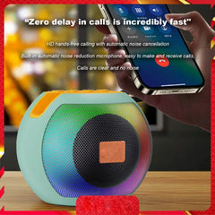 JK-P60 Portable Hi-Fi Bluetooth Speaker with Dynamic RGB LED Lights and Powerful Bass