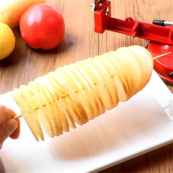 High-Quality Spiral Potato Slicer With Non-Slip Rubber Feet