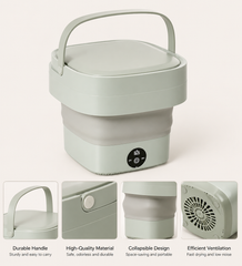 Foldable Mini Laundry Machine (غسالة ملابس صغيرة قابلة للطي)
