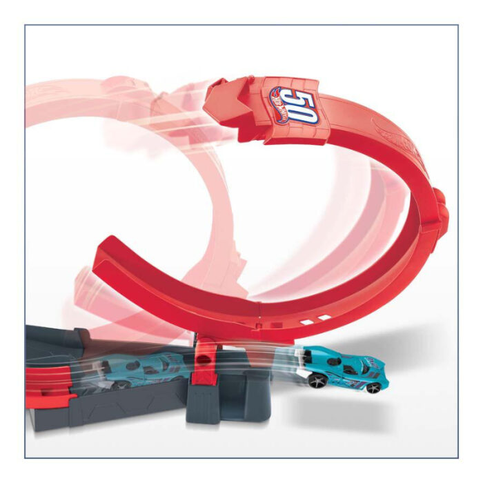 Hot Wheels Colorful Action Multi Loop Cars Race-off for Kids