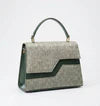 Elegant Textured Flap Handbag for Women