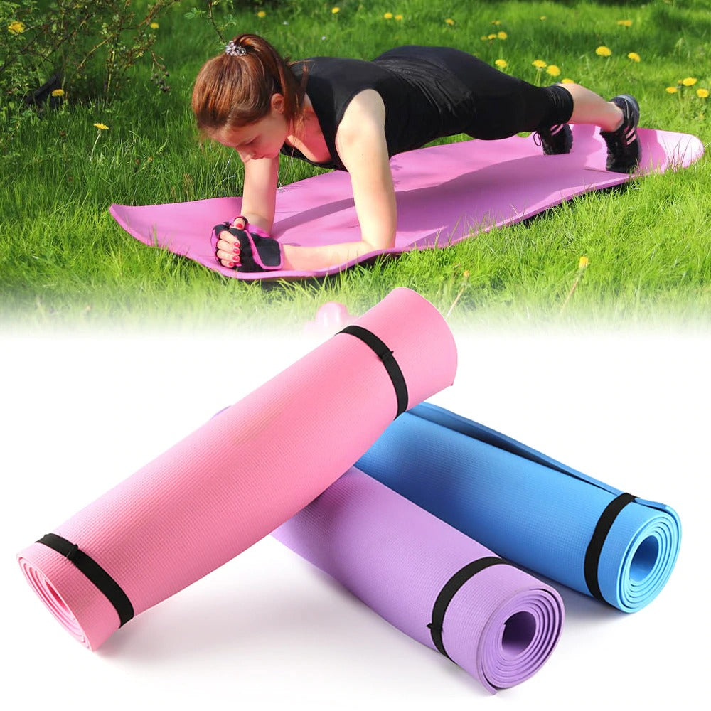 6mm Thick EVA Foam Non-Slip Exercise Fitness Mat 68 X 24 Inches Yoga Mat Fitness Pad 6mm Thick EVA Foam Non-Slip Exercise Fitness Mat