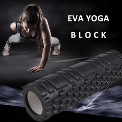 9.5*43cm Yoga Block Fitness Equipment Pilates Foam Roller Yoga Exercises Muscle For Fitness