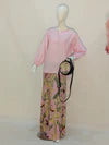 Tropical Print Suit Set